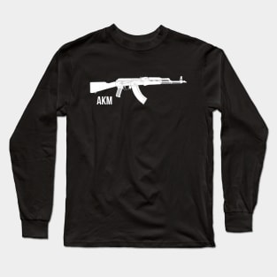 Modernised Kalashnikov Assault Rifle ( AKM ) white Long Sleeve T-Shirt